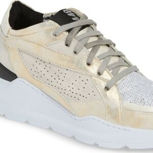 P448 Leila Suede Sneakers in Pearl!